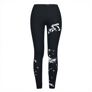 2025 New Women's Mid Waist Workout Leggings Breathable Quick Dry Seamless <b>Tummy</b> <b>Control</b> Yoga Pants Knitted - Product Image 2