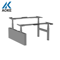 Bureau d'ordinateur électrique, meuble de bureau pour 4 personnes, poste de travail