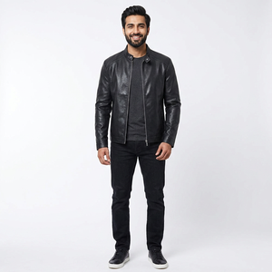 <b>Men's</b> <b>Jackets</b> High Quality New Design <b>Men</b> Leather <b>Jacket</b> Custom Stylish Fashion Leather <b>Jacket</b> Reasonable Price <b>jacket</b> for <b>men</b> - Product Image 1