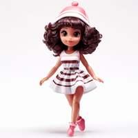 Poupées articulées personnalisées, figurines d'action articulées avec tenue amovible, poupée en plastique à articulations mobiles, poupée noire en PVC