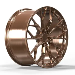 超级质量设计17/18/19/20/21/22英寸合金锻造棕色mag车轮轮辋