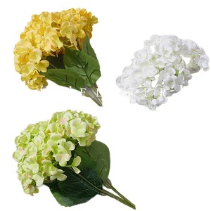 Fleurs artificielles d'hortensia simulées Yixuan, 5 branches, en soie moulée par injection, pour décoration de mariage et de maison - Product Image 5