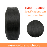 Factory Direct Sales FDY Black Common Polypropylene Yarn 150D-3000D Suitable for Luggage Straps Filament pp Yarn