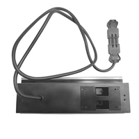 Station de prise de courant de bureau en alliage d'aluminium avec multiprise et unité de distribution d'énergie pour table de conférence et bureau