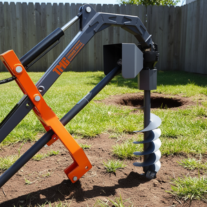 Tige de forage hydraulique industrielle Tmg de 48 pouces avec tarière de 12 pouces et arbre de prise de force inclus - Product Image 2