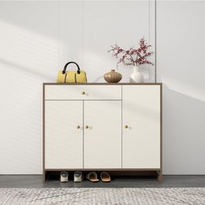 Aluminum Composite Shoe Cabinet <b>Rectangle</b> Standing Type For Home Entryway Hallway Storage - Product Image 2