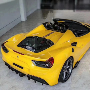 Utilizado para el kit de carrocería <span class=keywords><strong>Ferrari</strong></span> 2015-2018 GTB <span class=keywords><strong>488</strong></span> kit de carrocería de ala de estilo Capristo de fibra de carbono liso - Product Image 6