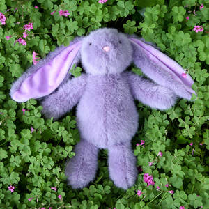 30cm Custom Long Ear Rabbit Osterhasen puppe Weißes grünes Kaninchen Super weiches Plüsch tier - Product Image 4