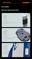 Nouvelle mise à jour, souris sans fil ultra-mince 3D mini USB, silencieuse, 2,4 G, 1600 DPI, jaune, souris sans fil externe, souris sans fil pour ordinateur portable