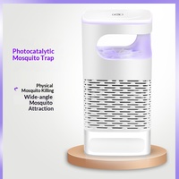 Lámpara Antimosquitos de Succión Física Silenciosa para Interiores, para el Hogar, la Oficina y el Dormitorio, Segura para Bebés y Mujeres Embarazadas