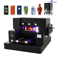 Imprimante UV DTF pour coques de téléphone, stylos, acrylique, cuir, bois, verre, bouteilles, autocollants – Imprimantes jet d'encre multicolores A3 A4 – Machine d'impression UV