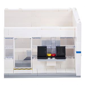 Moc4052 bệnh viện thành phố loạt CT phòng với 2 máy tính mô hình tự làm giáo dục xây dựng khối quà tặng đồ chơi cho trẻ em 255pcs - Product Image 1