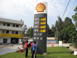 Tablero digital magnético abatible, pantalla de precio de estación de gas de 7 segmentos - Product Image 5