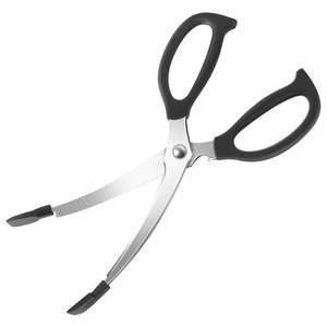 Multi Functional Barbecue Scissors Stainless Steel Non Slip Tongs For Steak Frying <b>Kitchen</b> Meat Handling Tools - Product Image 2