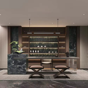 Fabrication sur mesure <span class=keywords><strong>de</strong></span> table d'îlot modulaire <span class=keywords><strong>de</strong></span> haute qualité pour <span class=keywords><strong>cuisine</strong></span>, <span class=keywords><strong>en</strong></span> <span class=keywords><strong>bois</strong></span> massif, panneau mélaminé et MDF, armoires <span class=keywords><strong>de</strong></span> <span class=keywords><strong>cuisine</strong></span> modernes - Product Image 2