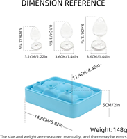 Moule à glaçons 3D en forme de plug anal pour whisky, jouets fantaisie en silicone pour congélateur DIY pour whisky, café, cocktail, fête