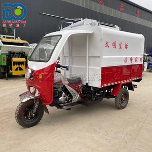 Tricycle <span class=keywords><strong>benne</strong></span> à ordures pour la collecte et le transfert des déchets, tricycle motorisé à essence pour la voirie - Product Image 5