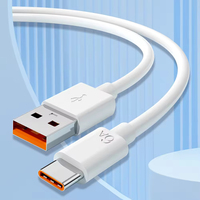 Cable de Carga Rápida Inteligente de Buena Calidad Directamente de Fábrica, 66W 6A CE, Longitud Personalizable para Teléfono Móvil Honor