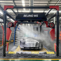 Machine de lavage de voitures automatique sans contact certifiée CE BEIJING WS, haute pression, sans brosse, en acier inoxydable, 10 MPa, pour usage commercial