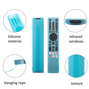 Coque de télécommande en silicone moulée avec précision 1:1 pour <span class=keywords><strong>TCL</strong></span> RC833A, étui antidérapant pour télécommande TV, vente en gros - Product Image 1