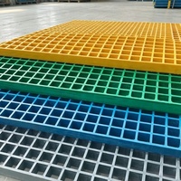 Grille en fibre de verre FRP, grille pour salle de lavage de voitures, grille pour bassin d'arbre, grille secondaire, grille résistante aux acides et aux alcalis