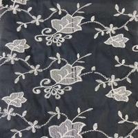 L'été floral plaine tissé textile 100% coton suisse voile broderie tissu pour les robes