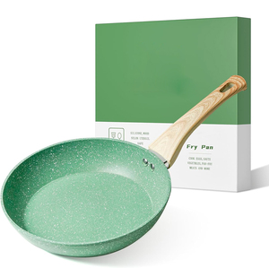 Modern Ceramic Non-Stick Aluminum Fry <b>Pan</b> Set Soft Touch Handle for Gas <b>Induction</b> Cooker Frying <b>Pan</b> - Product Image 1