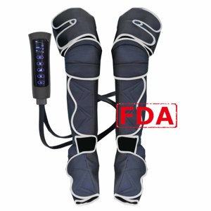 Alat Pijat Udara untuk Kaki dan Betis dengan Pemanas dan Kompresi untuk Sirkulasi, Pereda Nyeri dan Varises - Product Image 1