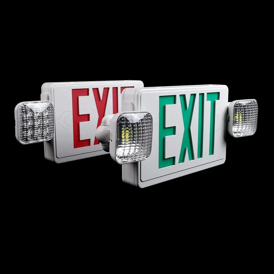 Manufacturer Led Emergency Light Combo Exit Sign Light