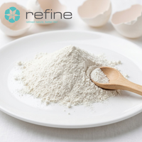 Poudre de membrane d'œuf de qualité alimentaire 95% naturelle, extrait de membrane d'œuf de poulet en vrac pour compléments alimentaires