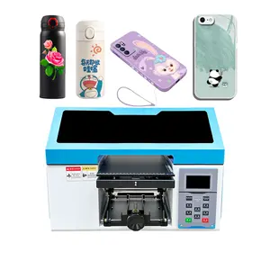 digital desktop single head tx800 uv printer 20x30cm A4 uv flatbed printer phone cases sticker acrylic glass