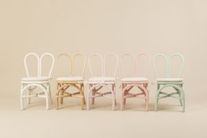 Chaise pour enfants en rotin moderne, faite à la main, écologique, cadeau d'anniversaire sécurisé pour les enfants, utilisation en hôtel, parc, siège en osier naturel - Product Image 5