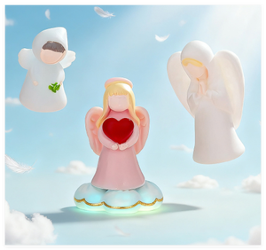 Bellissime Statuette di Angeli in Resina <span class=keywords><strong>con</strong></span> <span class=keywords><strong>Ali</strong></span> per il Ringraziamento, Dipinte a Mano, Decorazioni da Collezione per Casa e Giardino, Regalo Giocattolo in Offerta - Product Image 2