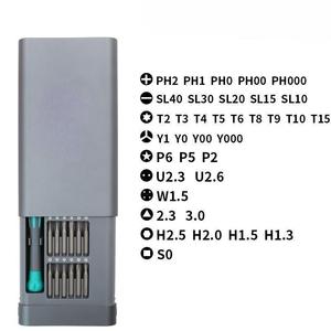 Độ chính xác 40 trong 1 screwdriver Set hợp kim từ vít bits điện thoại di động PC tháo gỡ tay Bộ dụng cụ công cụ - Product Image 4