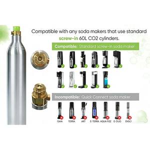 Bouteille de CO2 rechargeable Lesoo 0,6 L pour <span class=keywords><strong>Soda</strong></span> <span class=keywords><strong>Stream</strong></span>, cylindre de <span class=keywords><strong>gaz</strong></span> CO2 pour la vente en gros - Product Image 3