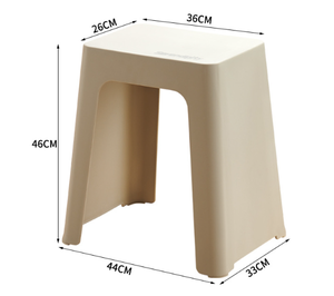 2025 nuovo sgabello impilabile in plastica ispessita Longstar, minimalista e resistente, ideale per soggiorno, sala da pranzo, cucina, caffetteria - Product Image 6