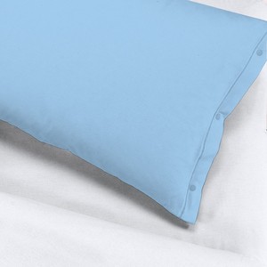 Juego de cama de calidad Superior de algodón azul claro 100%, Sábana conveniente y fácil de limpiar, funda de almohada, funda Nórdica - Product Image 5