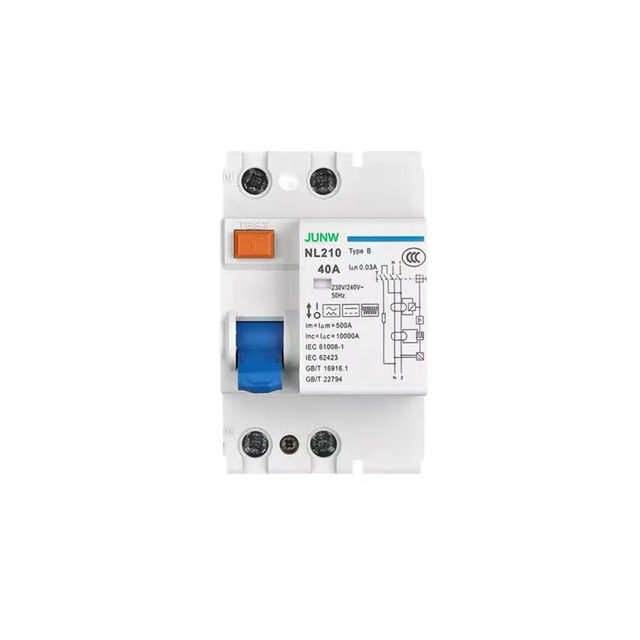 JUNW Chinese Factory  2P/4P 40 Amp 230 Volt Miniature Circuit Breaker MCB