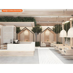 Rak kedai kopi kayu ide dekorasi kustom Cafe <span class=keywords><strong>Store</strong></span> rak pajangan toko kopi mebel toko ritel - Product Image 3