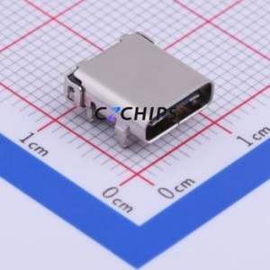 USB-306F USB Connector Through hole Component (THT) Connector Type-C Female Horizontal Mount 24P - Product Image 1