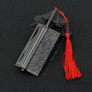 Anime Ninja Jinpachi Scatter Blade 12,5 cm 92g arma explosiva artesanía de Metal Anime Ninja artefacto coleccionable modelo de arma - Product Image 2