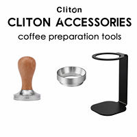 Support portable en métal pour machine à expresso, support de brassage avec anneau de 72 mm, base de tasse, accessoire de café pour la maison et le bureau