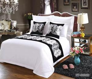 Wholesale Newest Style Jacquard Decorative Plain Dyed Hotel <strong>Bed</strong> <strong>Runner</strong> - Product Image 4