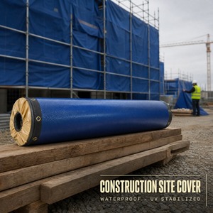 <b>Heavy</b> <b>Duty</b> <b>Waterproof</b> <b>Tarpaulin</b> Outdoor Use Woven Fabric Plain Style Multiple Colors Available Heavyweight 280 GSM 53/54" Width - Product Image 6