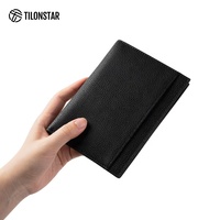 Portefeuille unisexe TILONSTAR TPW113 en cuir microfibre grainé avec blocage RFID pour cartes de crédit et passeport, idéal pour les voyages (vente en gros)