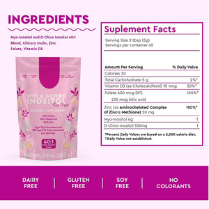 Suplemento Alimenticio Saludable al por Mayor de Fábrica: Mioinositol Puro 40:1 y <span class=keywords><strong>D</strong></span>-Chiroinositol en Polvo con Folato, Vitamina D3 y Zinc - Product Image 2