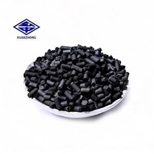 Carvão Ativado Cilíndrico à Base de Carvão Usado como Suporte Catalítico Impregnado com Carbonato de Potássio - Product Image 1