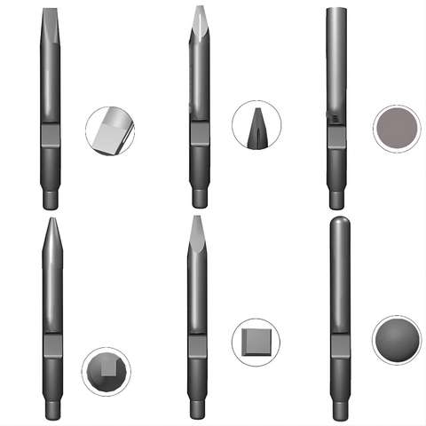 Excavator Hammer Bit Chisel 45mm Rock Breaker Hammer