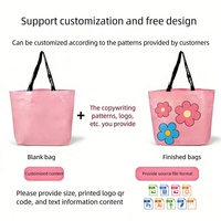 Tas Belanja Bahan Polypropylene Laminasi Anti Air, Tas Belanja Grosir, Cetak Warna Penuh, Ramah Lingkungan, Tas Jinjing
