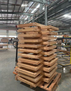 럭셔리 현대 유럽 스타일 알루미늄 클래드 우드 여닫이 창 스테인레스 스틸 스크린 빌라 호텔 고정 마그네틱 - Product Image 5